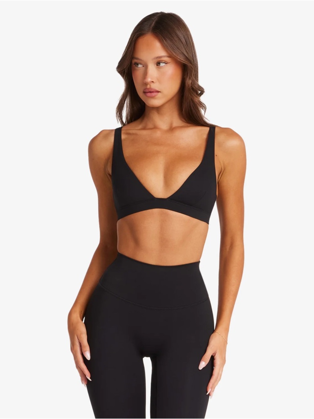 CSB Freedom Contour Crop Top V Neck Sports Bra Women’s Size Extra Small